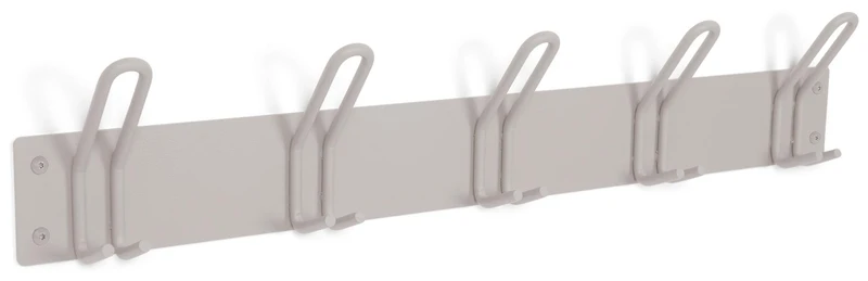 Wandgarderobe Hakenleiste MILES 5 Minimalistischer Stahl-Look Spinder