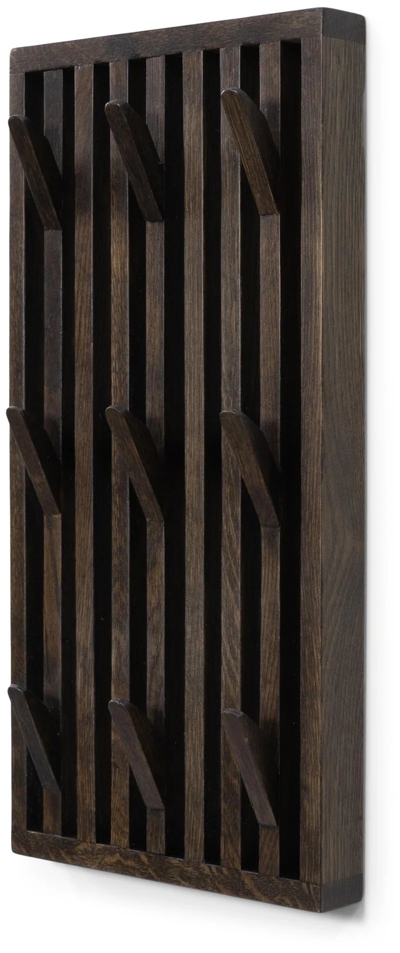 Spinder PARCO Small Garderobe Eiche Paneel mit 9 Haken, Skandic Style