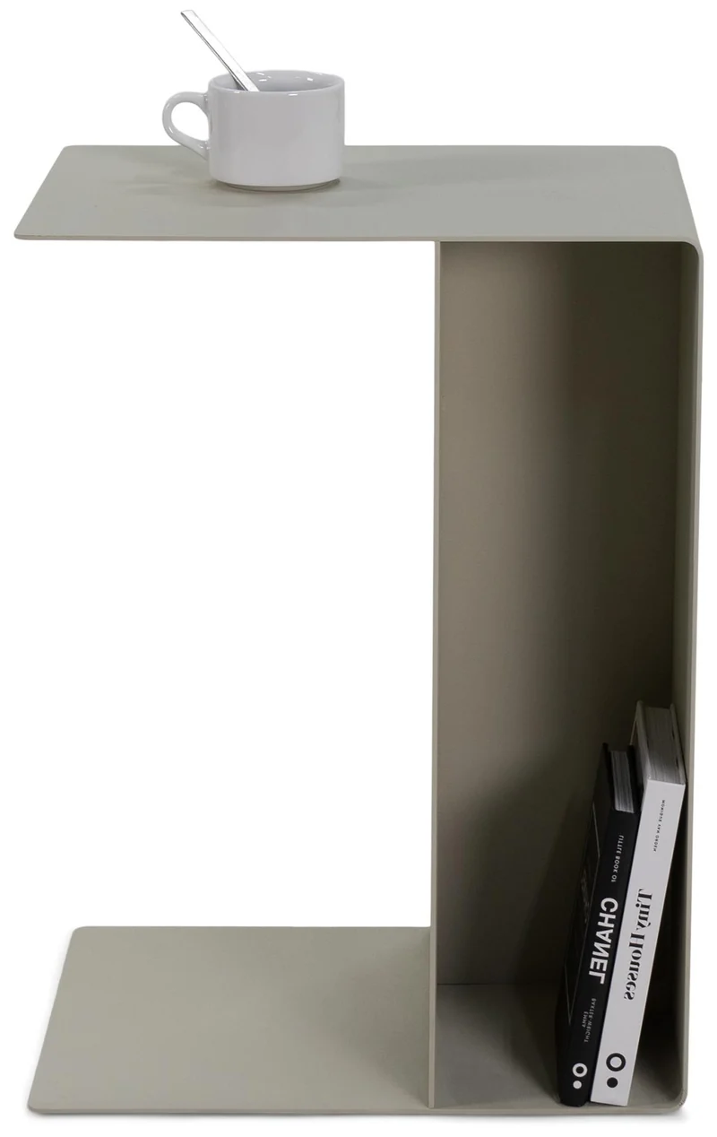 Spinder SLIDE Low Beistelltisch Stahl Modernes Design, Sand oder Black