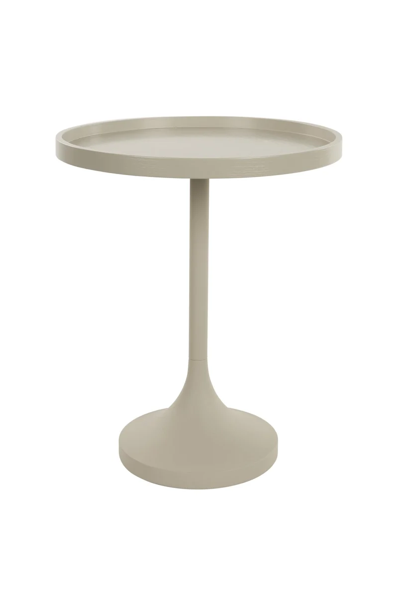 Runder Beistelltisch Jason Beige | Minimalistisches Design