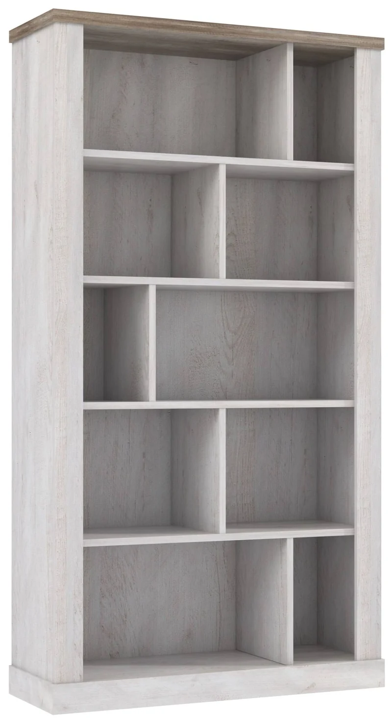Bücherregal Regal DURO Bücherregal mit Inneneinteilung Pinie weiß antik von Forte