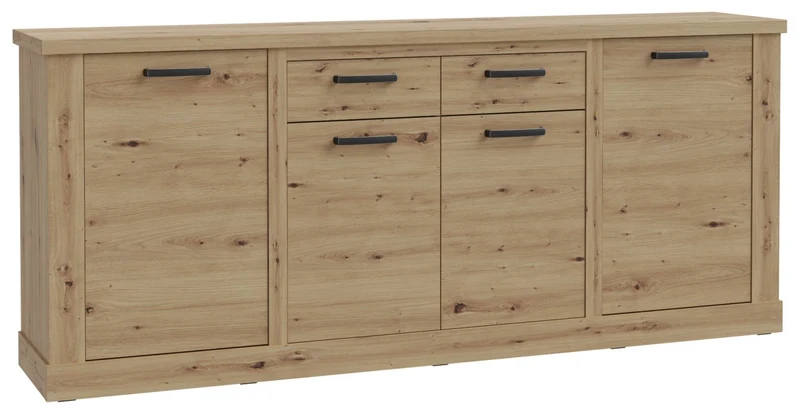 Sideboard CORONA 4 Türen 2 Schubladen Optik: Artisan Eiche von Forte