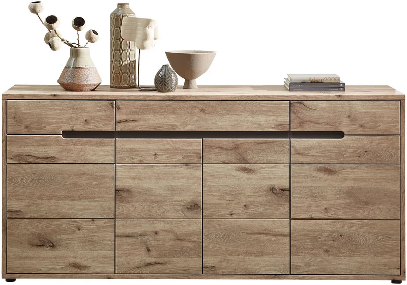 Sideboard BELLANO Viking Oak Nature mit Graphit