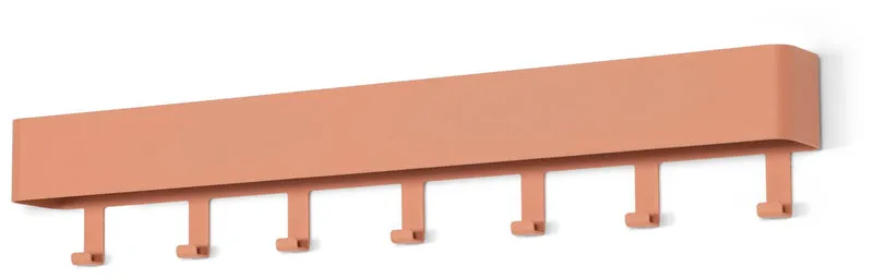 Hakenleiste DAX PLAY 7 Garderobe mit 7 Haken Clay Terra von Spinder