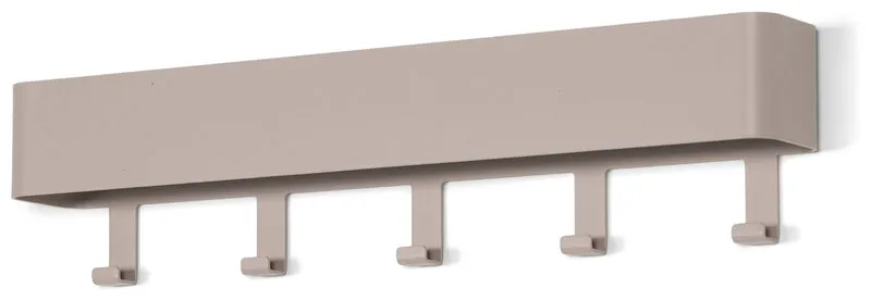Garderobenhaken DAX PLAY 5 Hakenleiste in Silky Taupe von Spinder