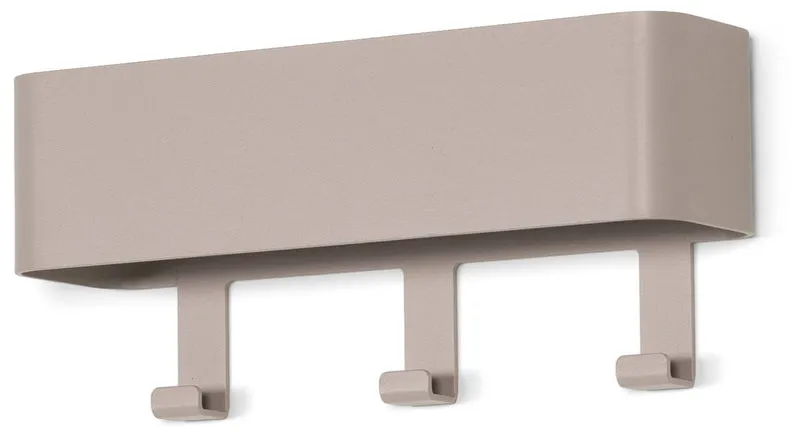 Garderobenhaken DAX PLAY 3 Silky Taupe, Hakenleiste von Spinder Design