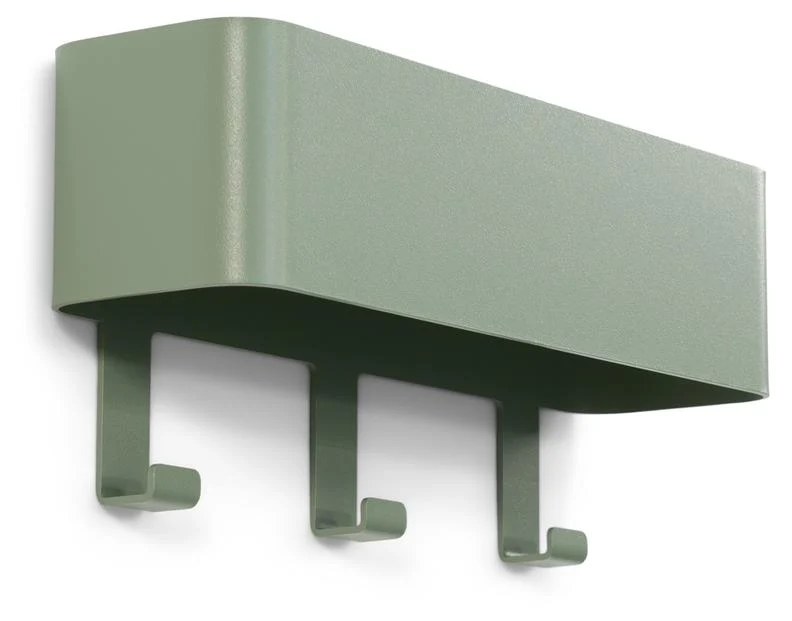 Garderobenhaken DAX PLAY 3 Dusty Green, Hakenleiste von Spinder Design