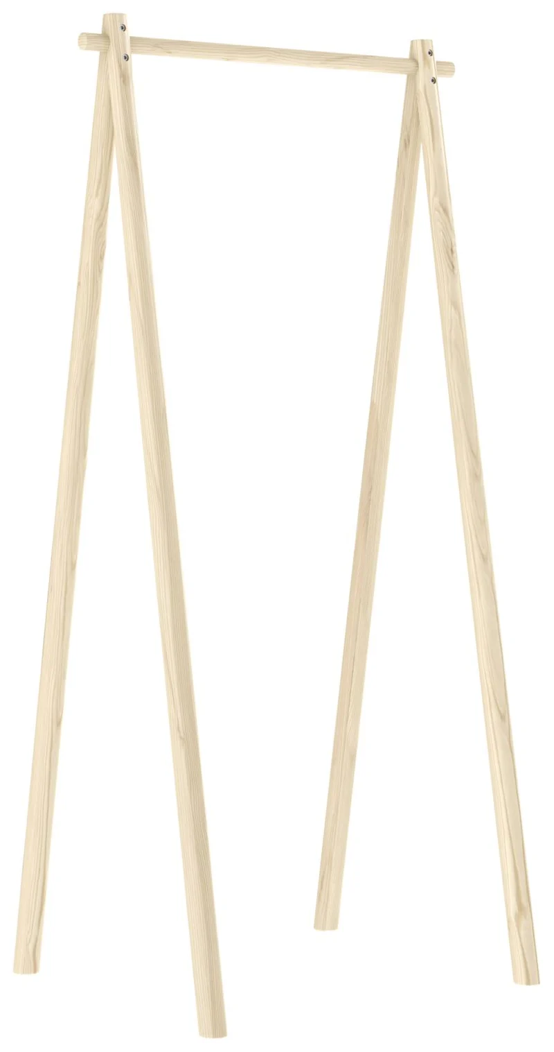 Garderobenständer HONGI 75 cm Kiefer Natur lackiert von Karup
