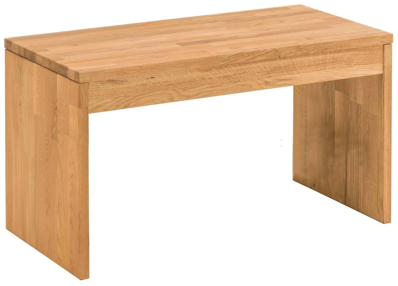 Garderobenbank Sitzbank KIRSA 82 cm Wildeiche massiv