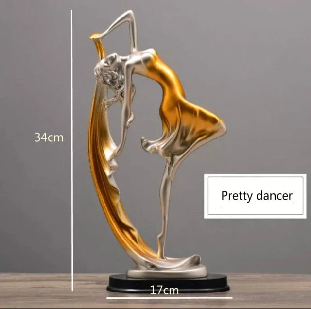 Pretty Dancer Figurines Wine Holder
