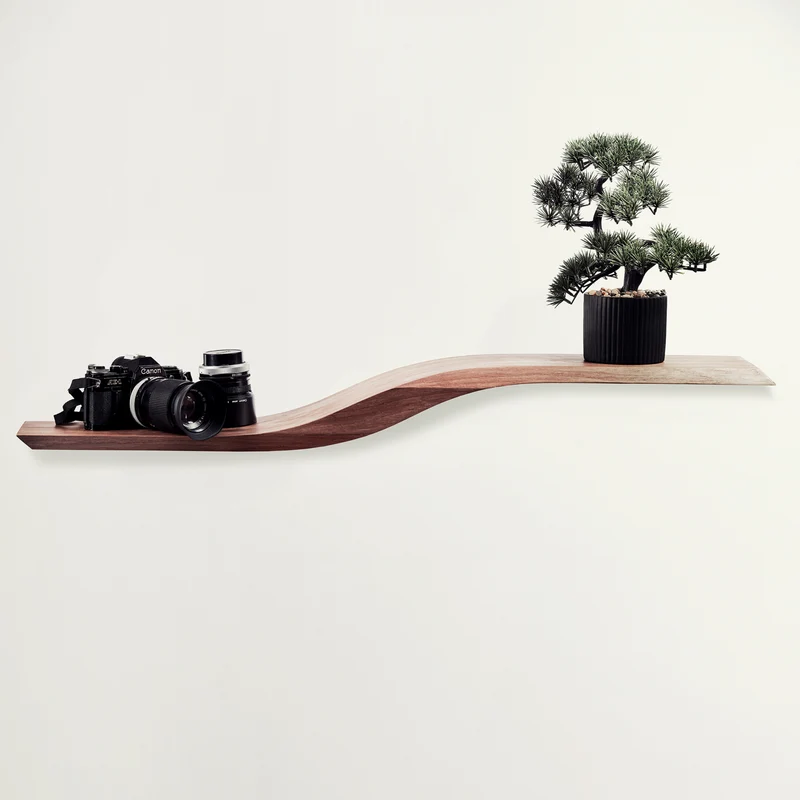 Sculptural Wave Shelf - élika
