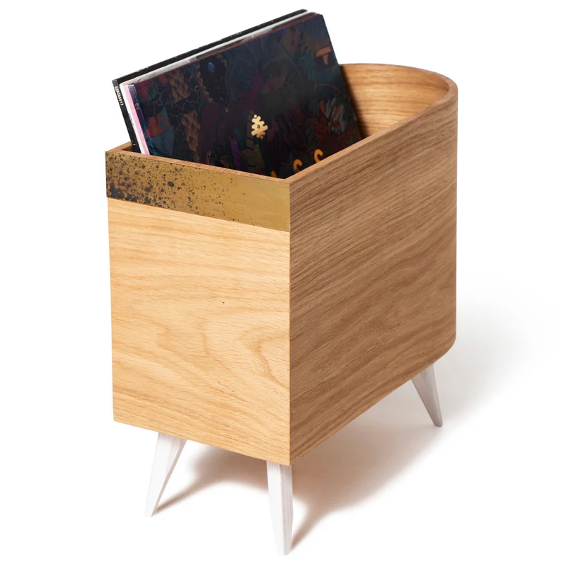 Vinyl Record Shelf - Brass Collection