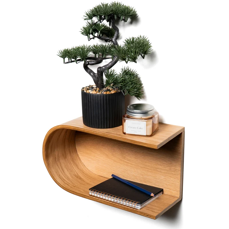 Floating Wall Shelf Closed U
