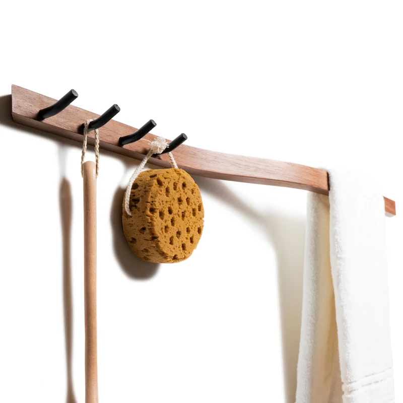 Towel Holder - Rustic Wave