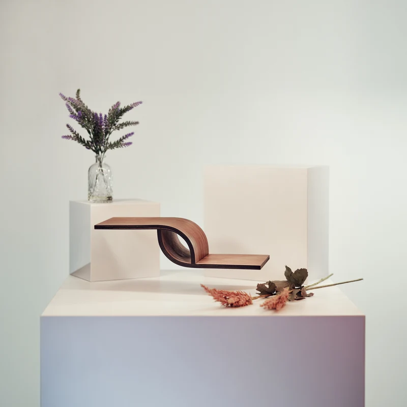 Floating Shelf Small CurveLine