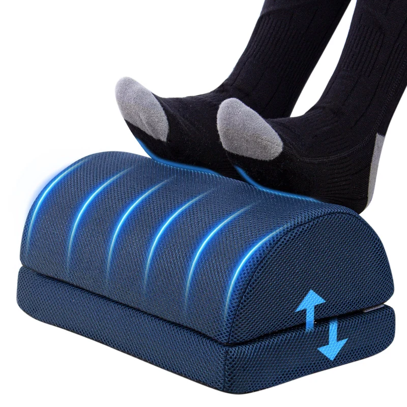 Coussin repose-pieds (Bleu)