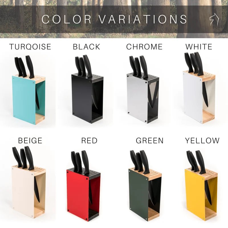 Knife Block (Colorful)