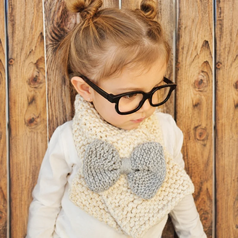 Cute Warm Crochet Scarf for Baby