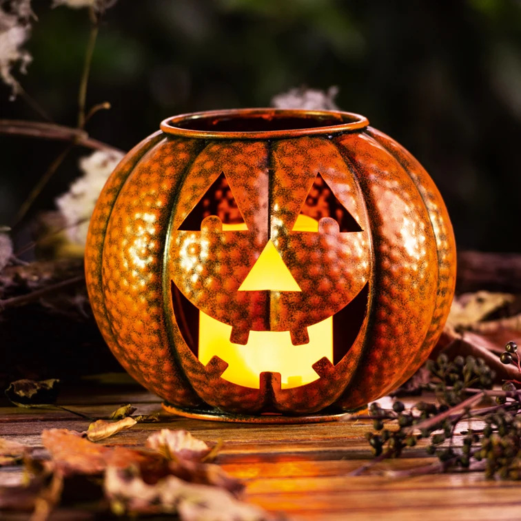 LED-Outdoor-Dekokürbis »Spooky«