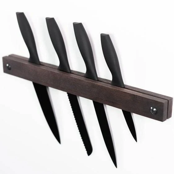 Wooden Knife Holder Wall Mounted