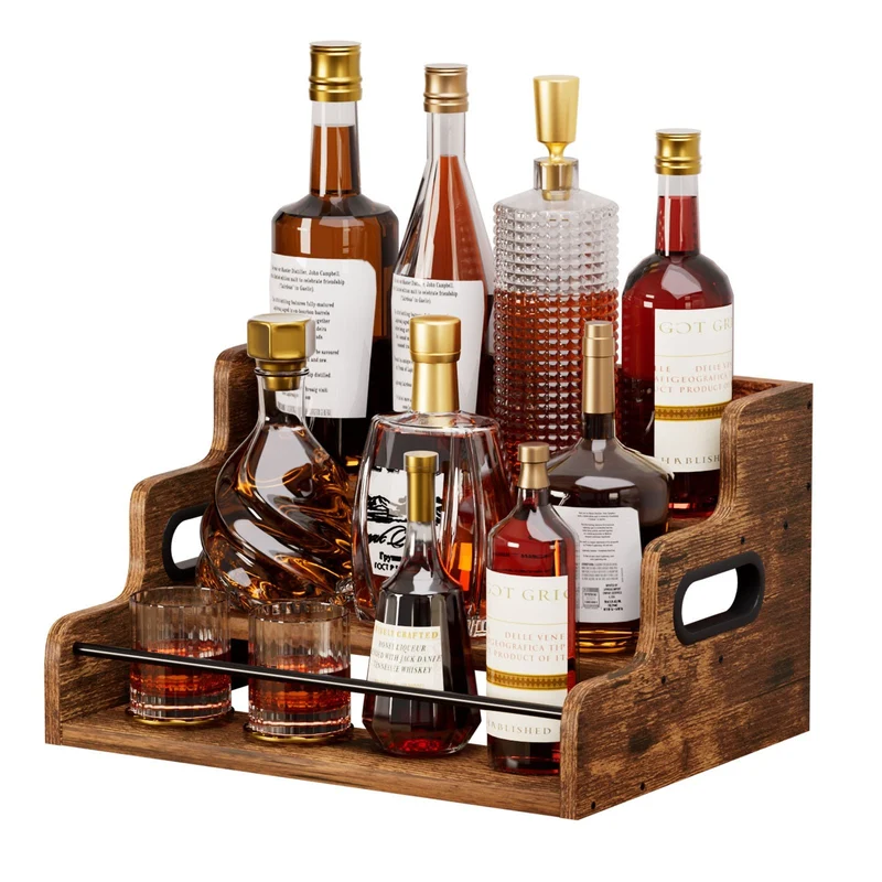 Yorbay Tisch-Weinregal 3-stufig für 12 Flaschen