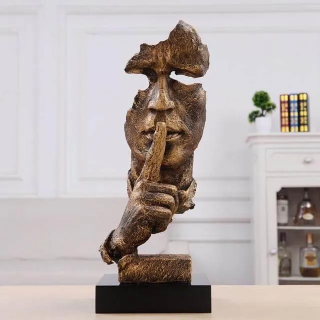 Silence Is Gold Miniature Sculpture