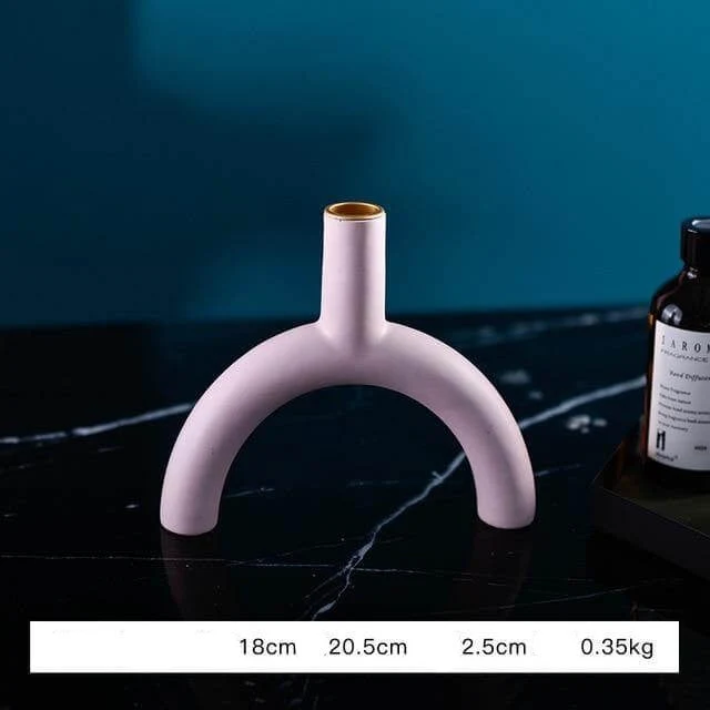 Colorful Abstract Candle Holder