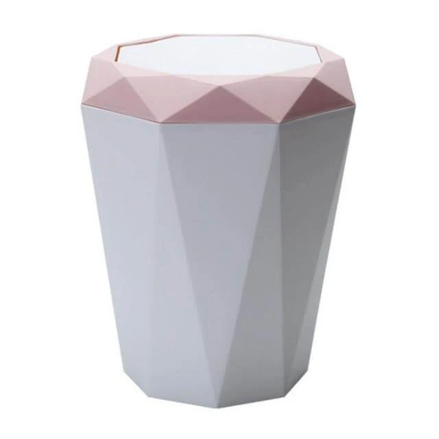 Geometric Creative Trash Can