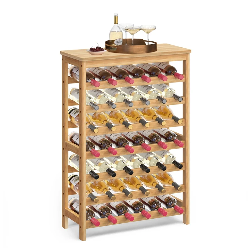 Weinregal 7 Ebenen für bis zu 42 Flaschen
