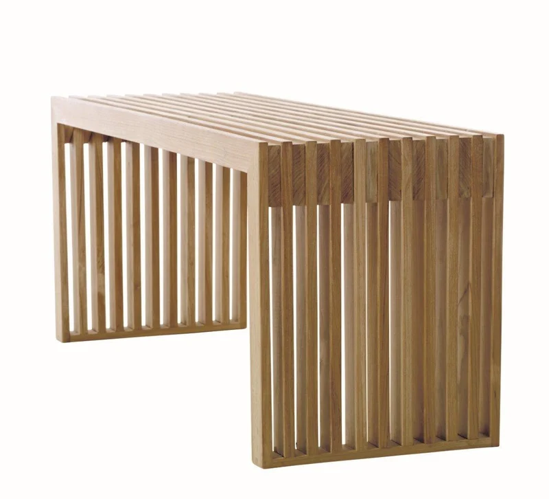 KENNY Flurbank Garderobenbank aus Teak