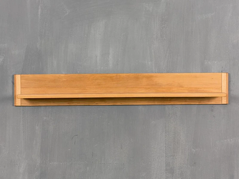 Wandboard 112 cm Kernbuche Massivholz geölt, Genf