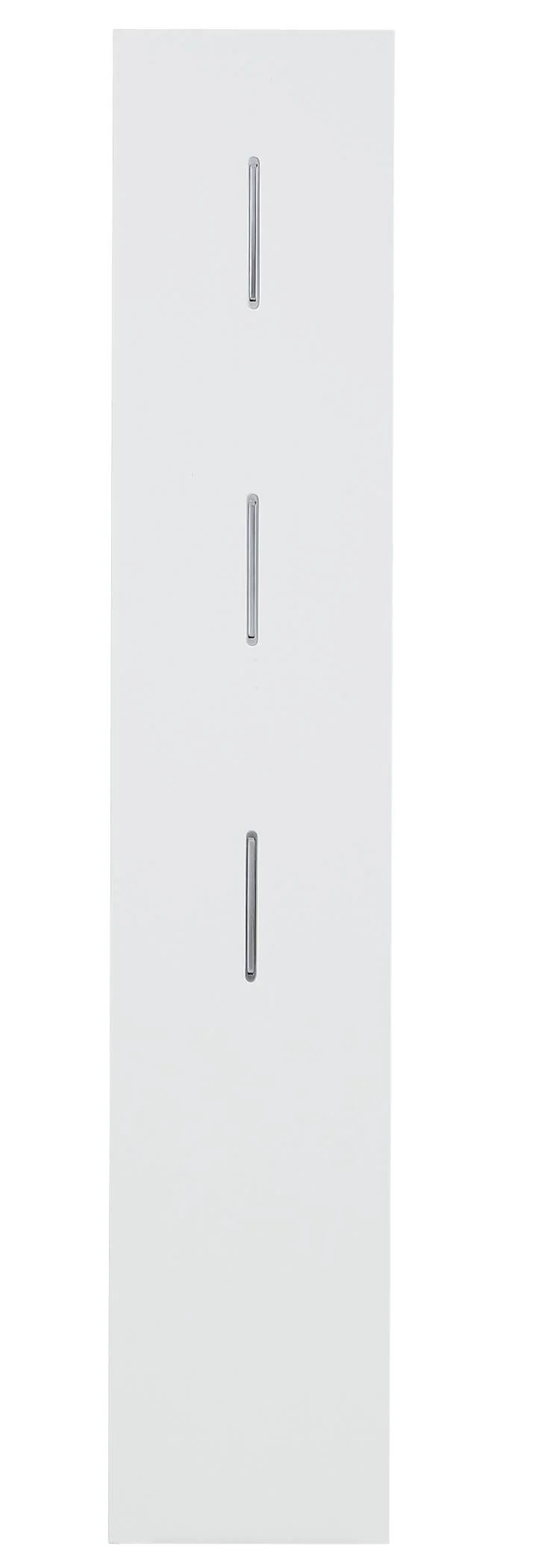 Garderobenpaneel MATEO 31 cm weiß mit 3 Haken