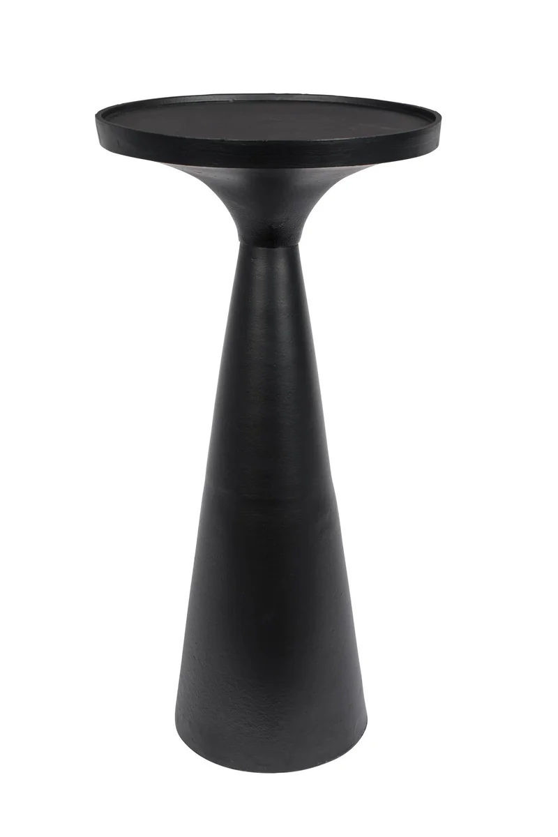 Beistelltisch FLOSS BLACK von Zuiver aus Aluminiumguss