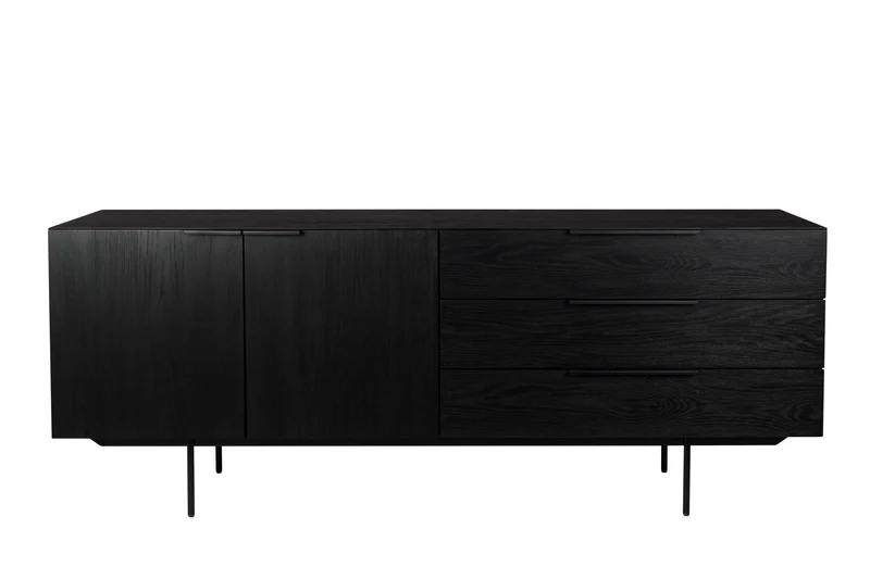 Sideboard TRAVIS BLACK OAK von ZUIVER
