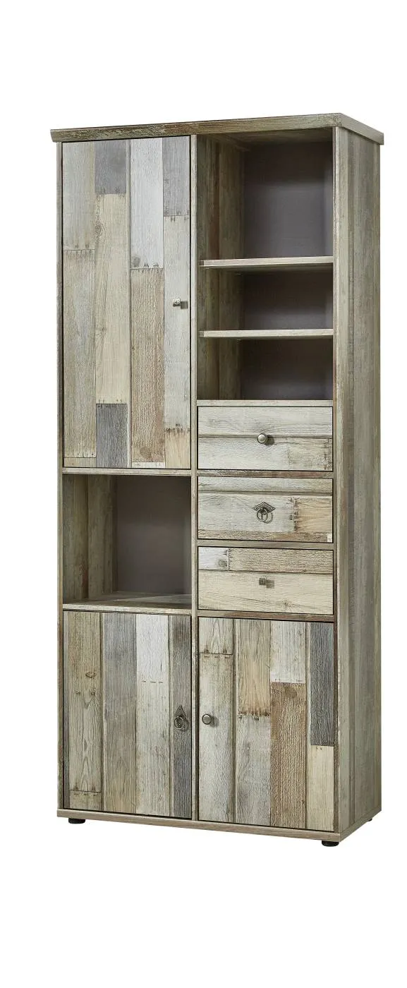 Vintage Schrank BONANZA - Driftwood Nachbildung