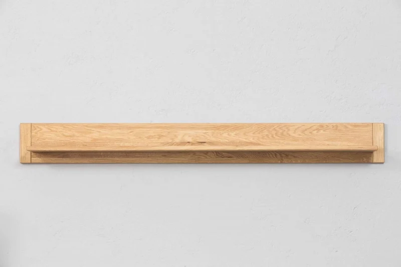 Wandboard 163 cm Wildeiche Massivholz geölt, Basel