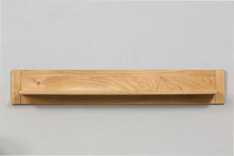 Wandboard 112 cm Wildeiche Massivholz geölt, Basel