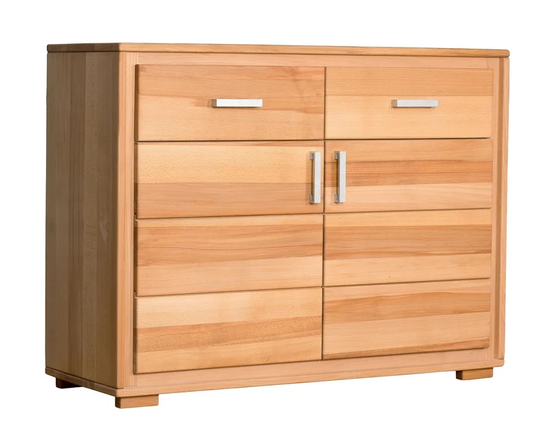 Sideboard Anrichte 2-türig Kernbuche Massivholz geölt, Genf