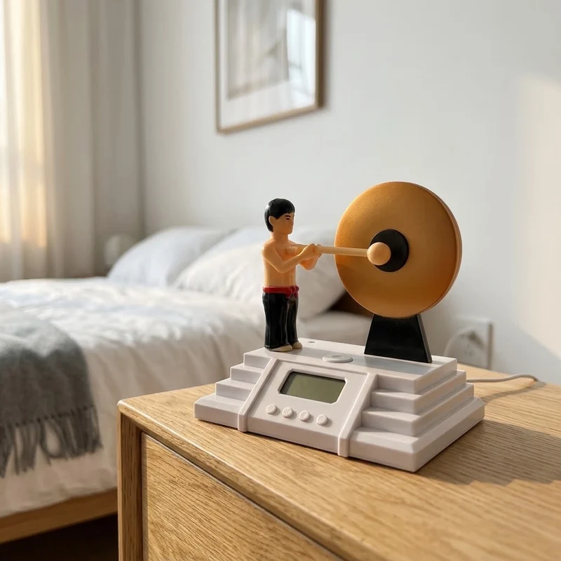 Wake Up Gong Alarm Clock