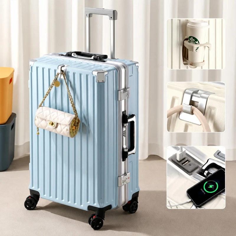 Long Haul Aluminum Suitcase