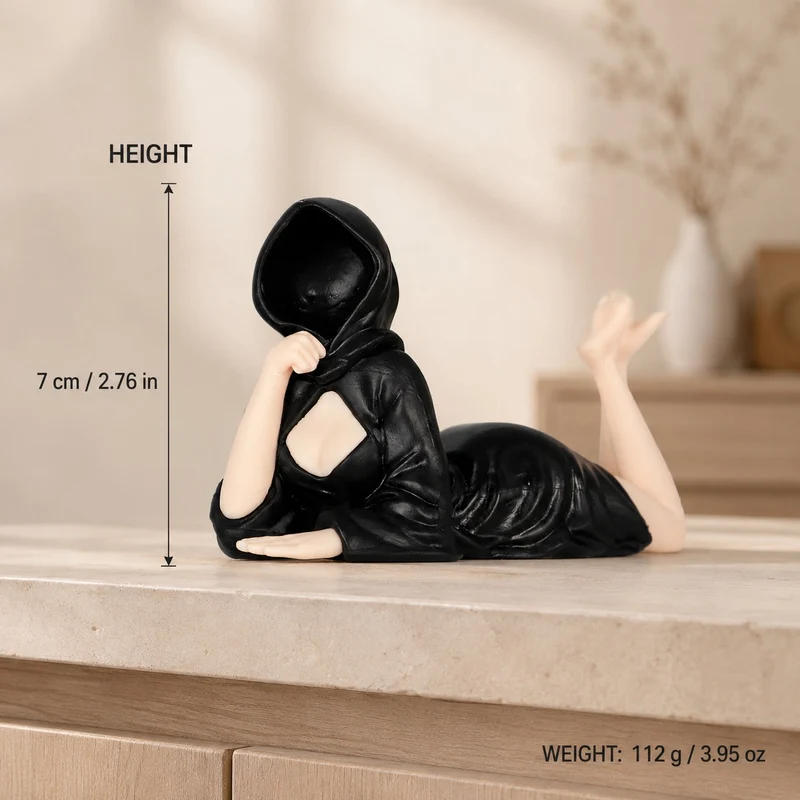 Shadow Queen Mysterious Bookshelf Decor