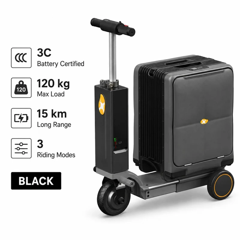 Terminal Ride-On Electric Smart Suitcase Luggage