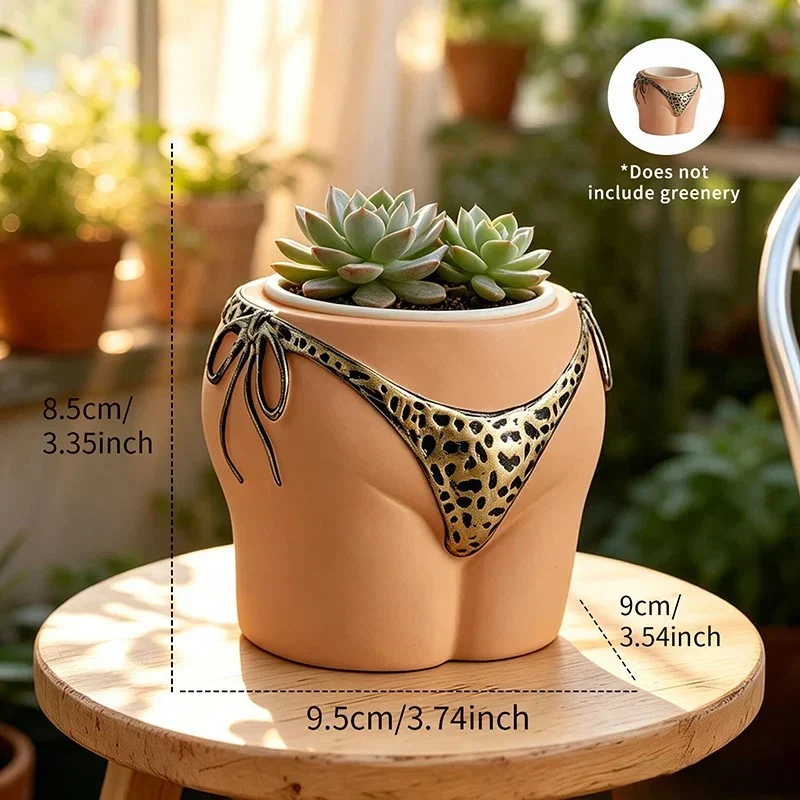 Beach Body Bikini Plant Pot