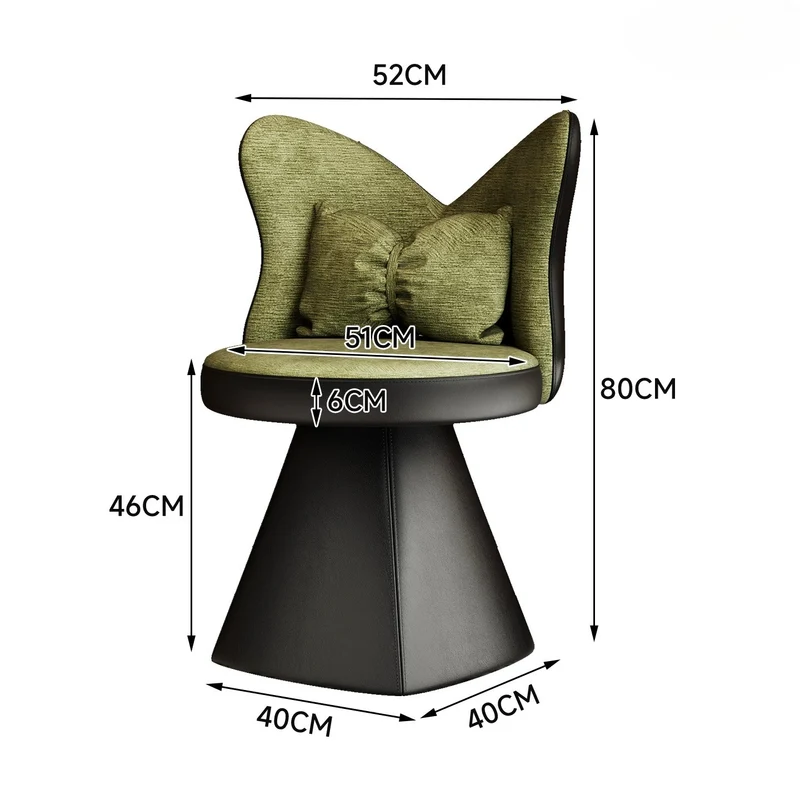 Butterfly Bloom Swivel Makeup Vanity Chair