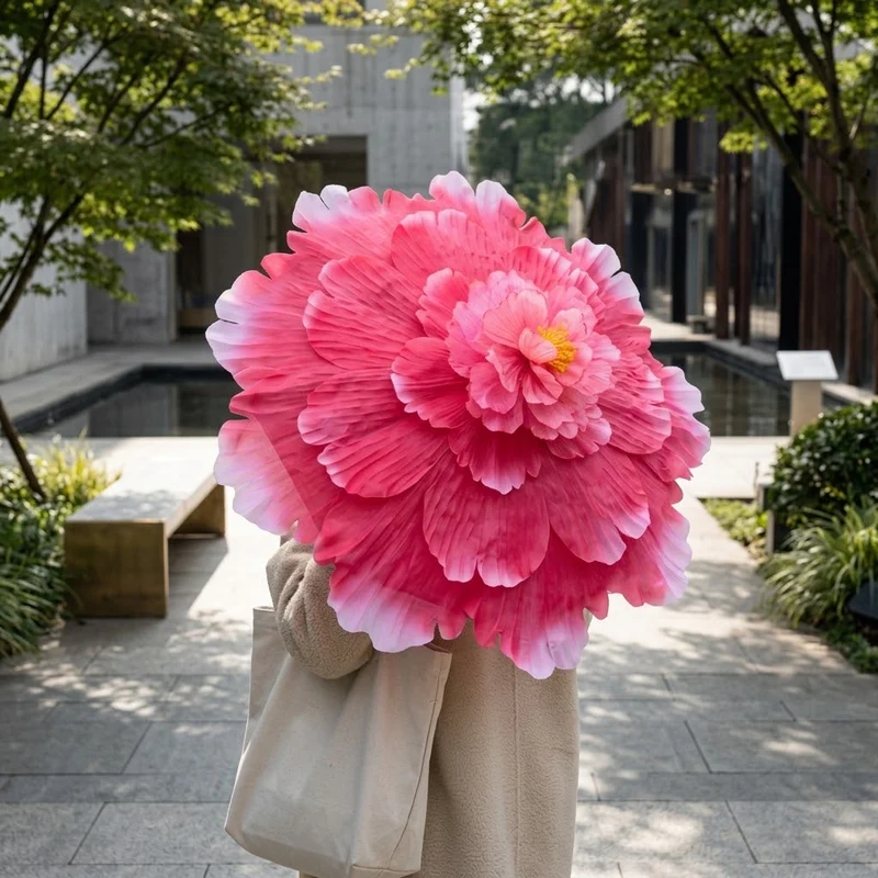 Full Bloom Peach Blossom Umbrella