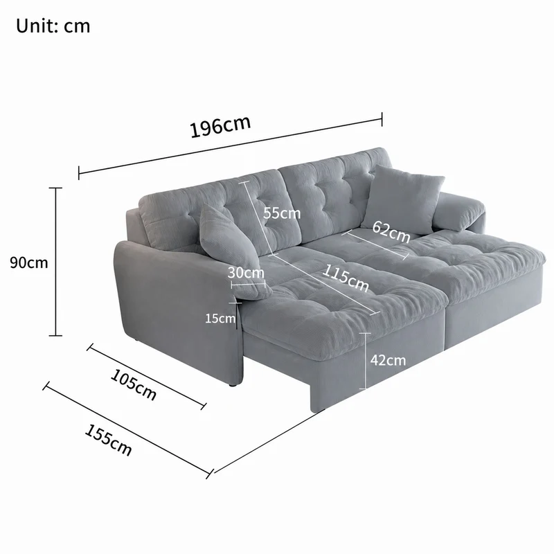 Night Shift Expandable Electric Sofa Bed