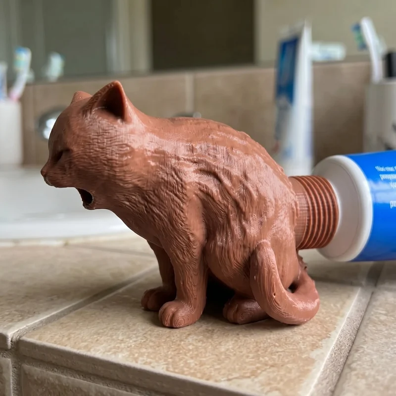 Hangover Cat Toothpaste Dispenser
