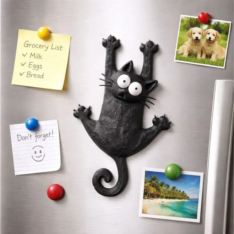 Hang In There Funny Cat Refrigerator Magnet