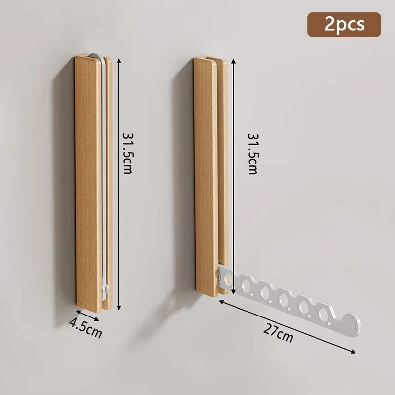 Scandinavian Style Foldable Hanging Clothes Rack