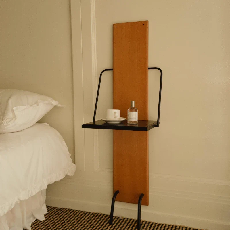 Gallery-Style Bedside Foldable Slim Shelf